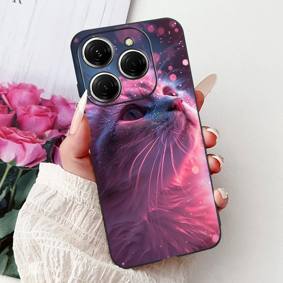 Stylish Painted Soft TPU Phone Case - For Tecno Spark 20 Series