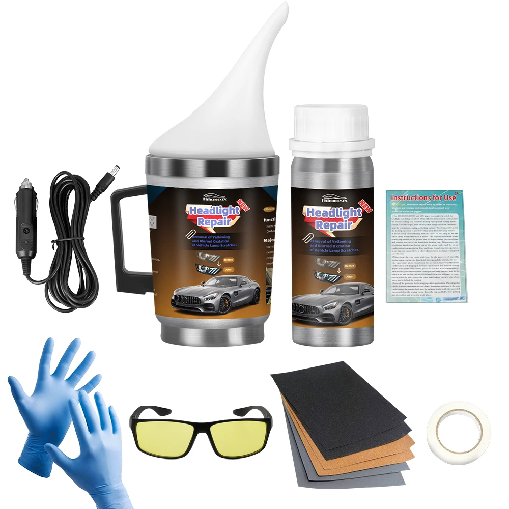 

Car Headlight Renovation Kit Car Headlight Polishing Repair Headlight Restoration Kits Car Polishing Evaporator Liquid