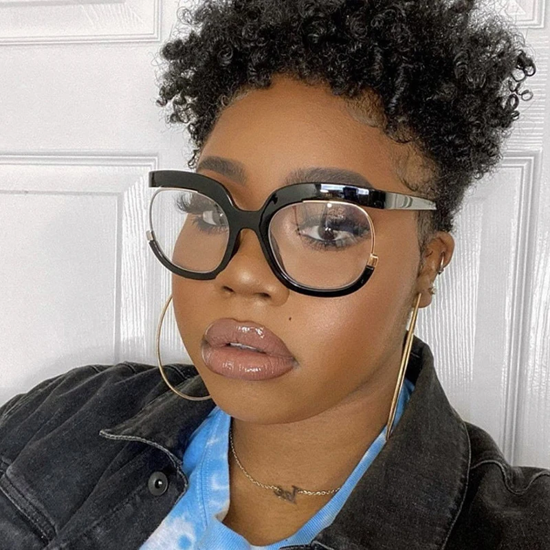 2022 New Fashion Unique Owl Frame Optical Antiblue Glasses Women