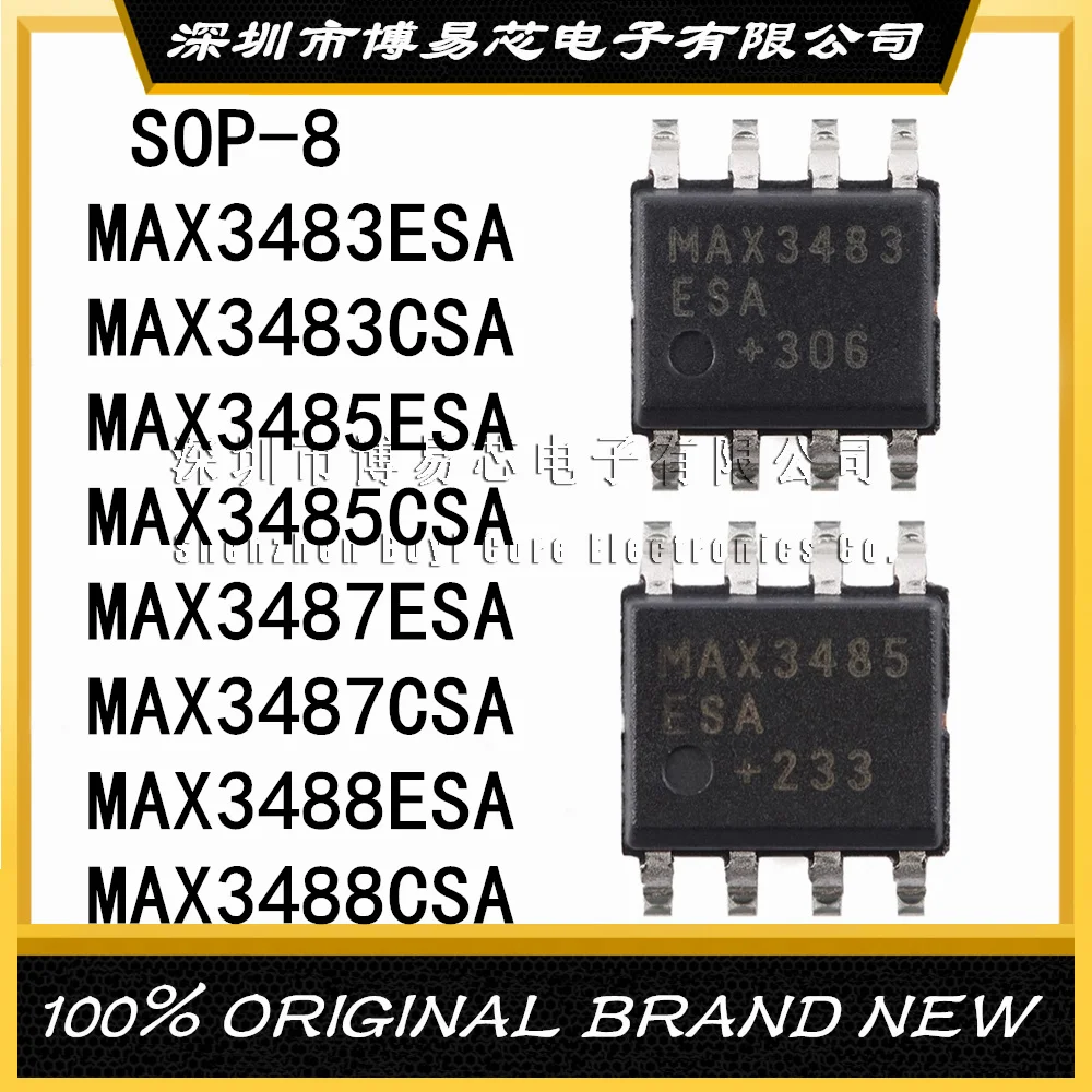 MAX3483ESA MAX3483CSA MAX3485ESA MAX3485CSA MAX3487ESA MAX3487CSA MAX3488ESA MAX3488CSA SOP-8 Brand New and Original
