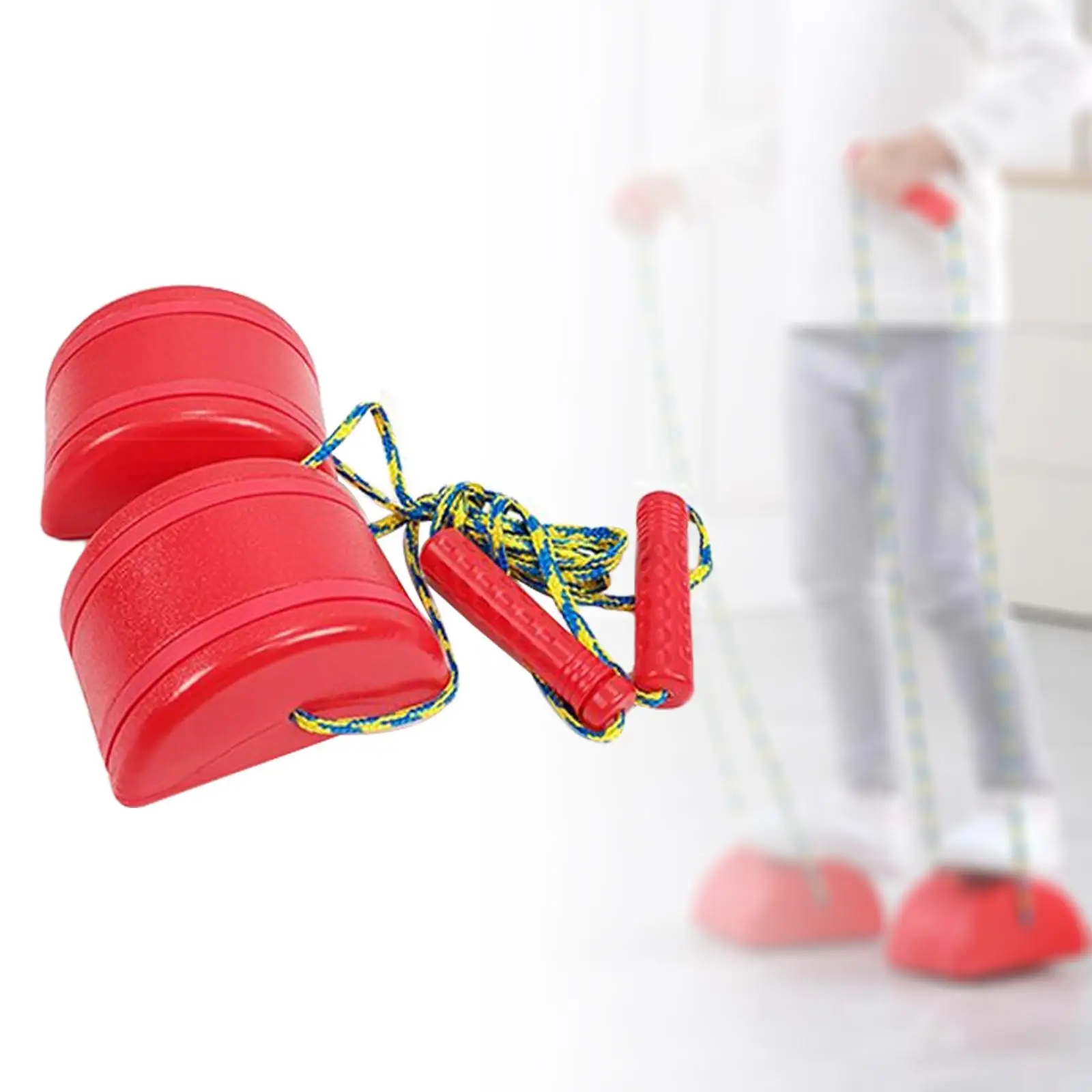 

2x Walking Stilts Sensory Toys River Stone Toy with Rope Toys for Outdoor
