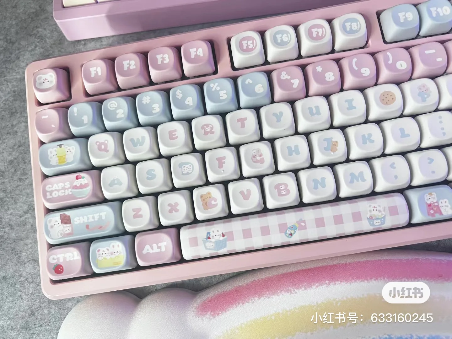 de touches de clavier mécanique sublimation lapin accessoires de haute prédire