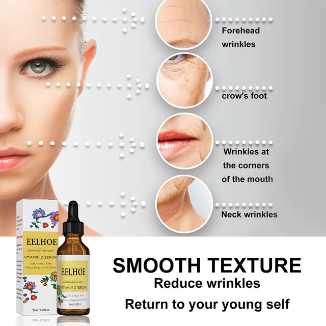 C -Vitamin Essence Tenyésztés Osztály Oldat Világosító Bőr Tónus Halványító Ráncok Bezáró Pórusok Hidratáló Bőrápolás - Image 3