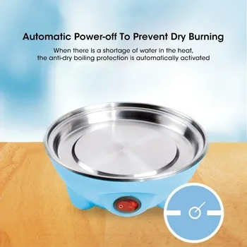 7 Egg Capacity Electric Steamer Cooker with Auto Power Off for Steamed Custard Hard Soft Boiled Eggs Compact Breakfast Machine 1
