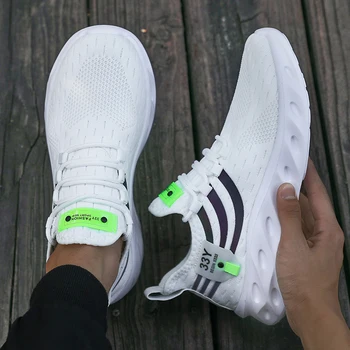 أحذية الجري الرجالية غير الرسمية أحذية الصيف التنفس الفاخرة خفيفة الوزن عالية الجودة أحذية رياضية للرجال في الهواء الطلق أحذية رياضية للرجال 2