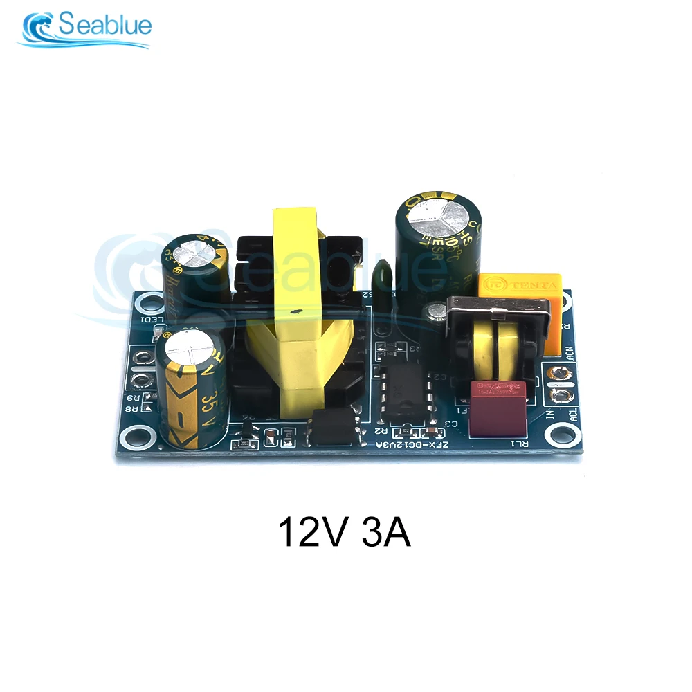 Ac-Dc 12V 3A 24V 1.5A Modulo Di Alimentazione Switching 110-265V A 12V 24V Buck Converter Isolato Circuito Nudo 12W 24W