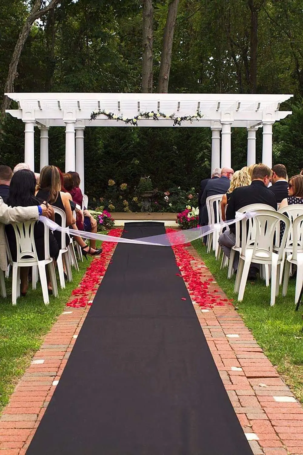 Anti Slip Black Aisle Carpet, Wedding Ceremony, Banquet Party Decoration, Church Black Carpet, Store Opening Welcome