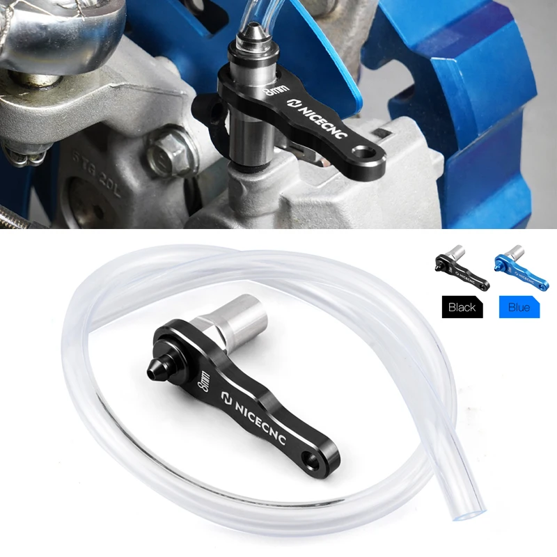motorcycle modified cnc accessory brake handle clutch lever system booster for force saving damping Motorcycle ATV UTV 8mm Mini Hydraulic Brake & Clutch Bleeder Tool For KTM Yamaha Raptor 700 YFZ Polaris RZR CanAm X3 Arctic Cat