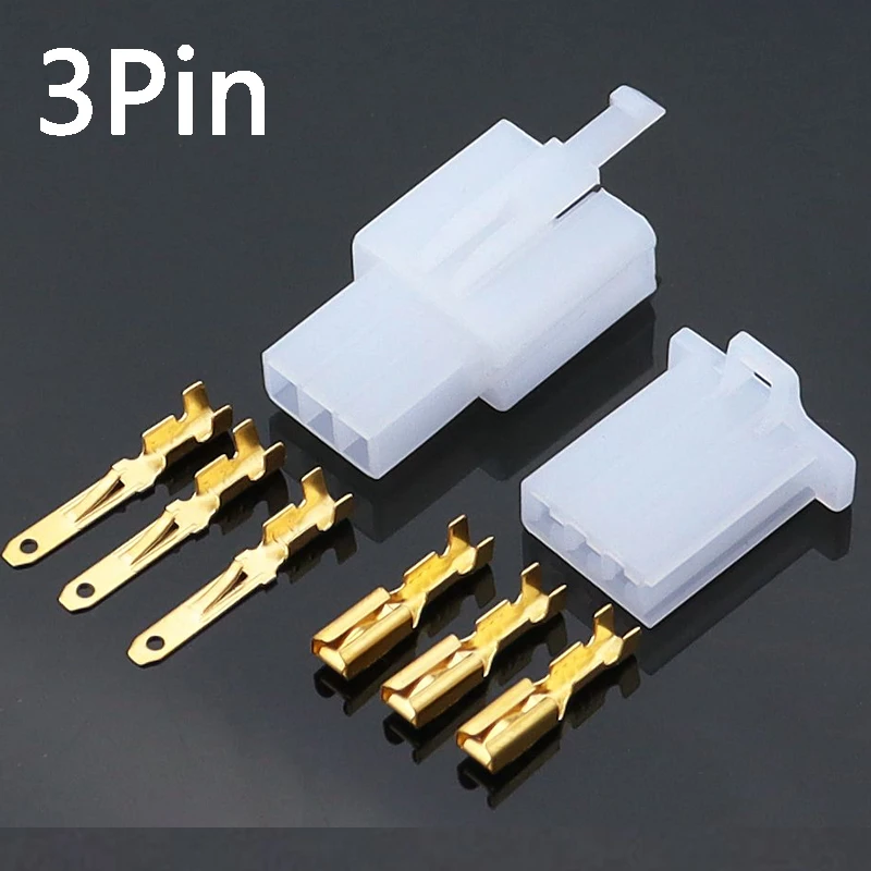 380Pcs/set Car Motorcycle Electrical 2.8mm 2 3 4 6 Pin Wire Terminal Connector Fixed Hook Male Female Terminals