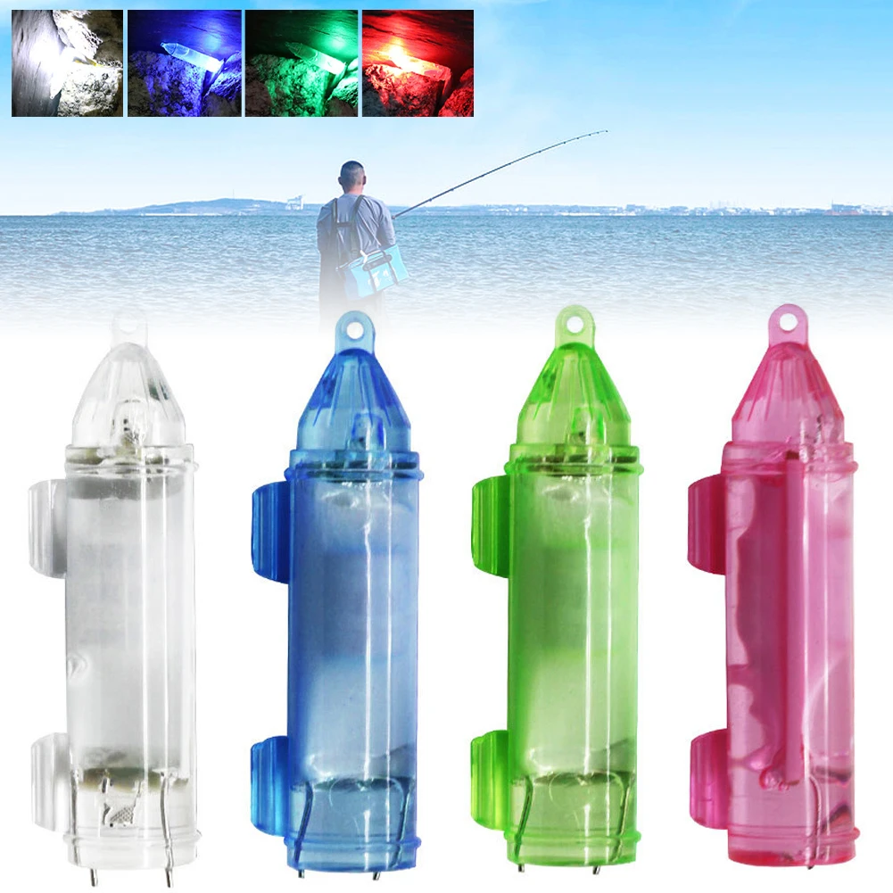 1Pc Fishing Lamp Electronic Underwater Fishing Lamp Mini Fish Trap Lamp Led Fishing Lamp Sea Fishing Colorful Deep Sea Crankbait