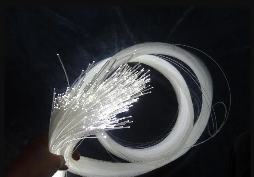 0.75MM/1.0MM/1.5MM Fiber Optic Light Strands for DIY Optic Fiber Light Lighting Chandelier or Ceiling Decorating Solution fiber optic lamp fiber optic cable fiber optic ceiling kit