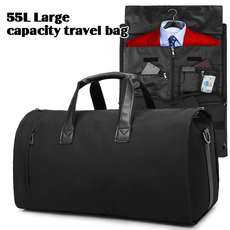 

Multifunction Men Suit Storage Travel Bag Large Capacity Luggage Handbag Male Waterproof Travel Duffel Bag Shoes Pocket