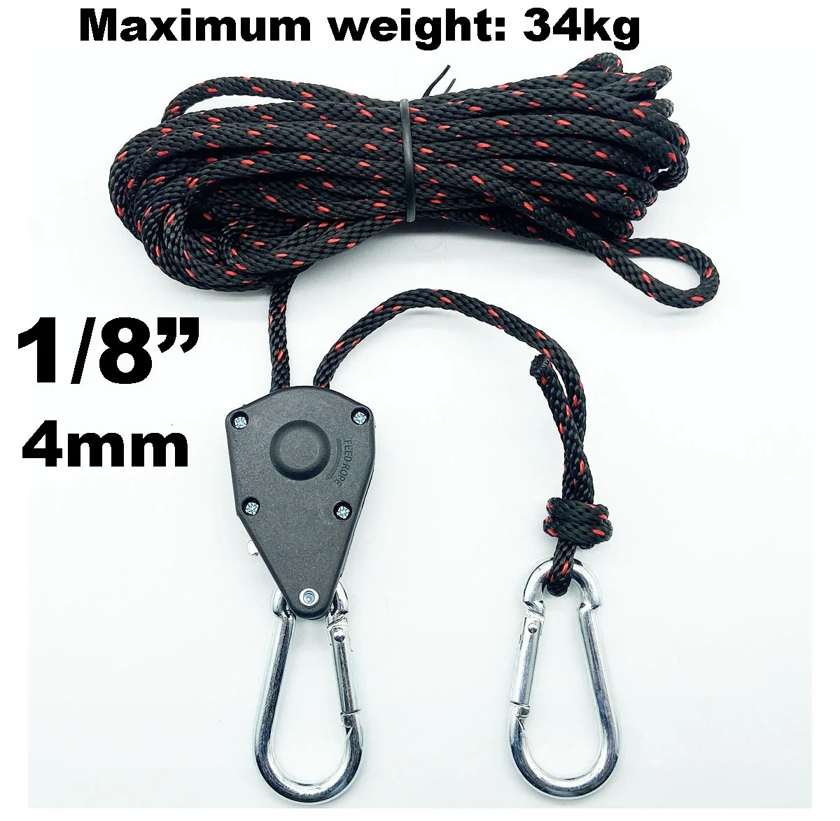 Corde de tente avec tendeur de poulie, suspension à boucle fixe, auvent,  corde à vent pour l'extérieur - AliExpress