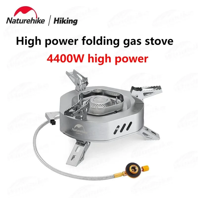 

Naturehike Portable Gas Stove Folding Travel Burner Outdoor Camp Kitchen Cooker Equipment Electronic Ignition Strong Fire 4400W