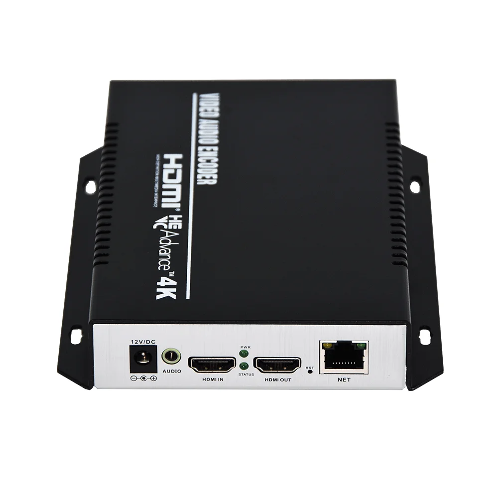 4-Channels 4K HDMI to IP Streaming Encoder H.265 H.264 IPTV HDMI Video Encoder with UDP HLS RTMP RTSP RTMPS SRT