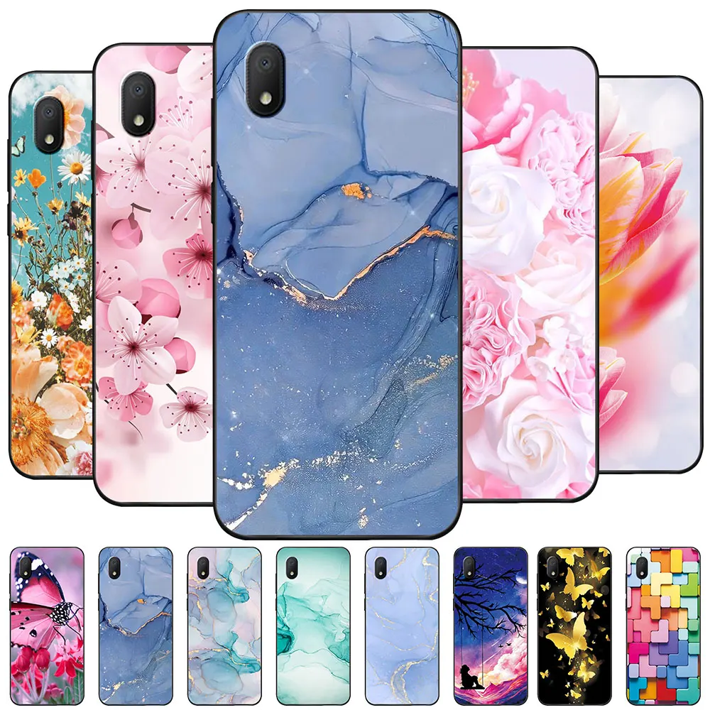 Custodia Per Alcatel 1B 1A 2020 Coque Alcatel 1B 2022 Tpu Soft Silicone Fashion Phone Funda Per Vodafone Smart P12 Cover Case Capa