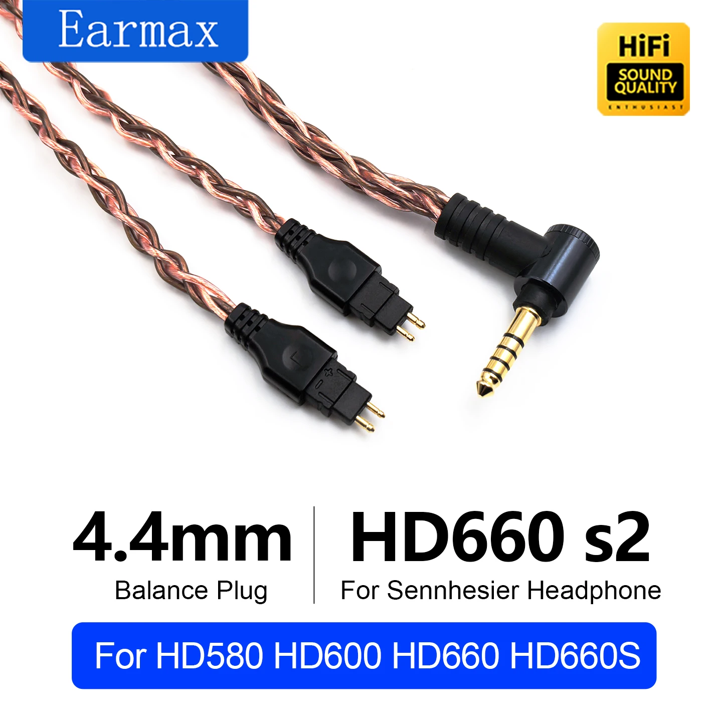 Sennheiser HD660S2 XLRバランスケーブル Amazon | Saipomor HD660s XLR 4ピン バランスコード 交換用