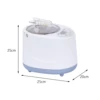 3L Sauna Steamer Pot Sauna Steam Engine Portable SPA Machine Stainless Steel Pot Spa Machine Timer with Controlfor SPA Household 6