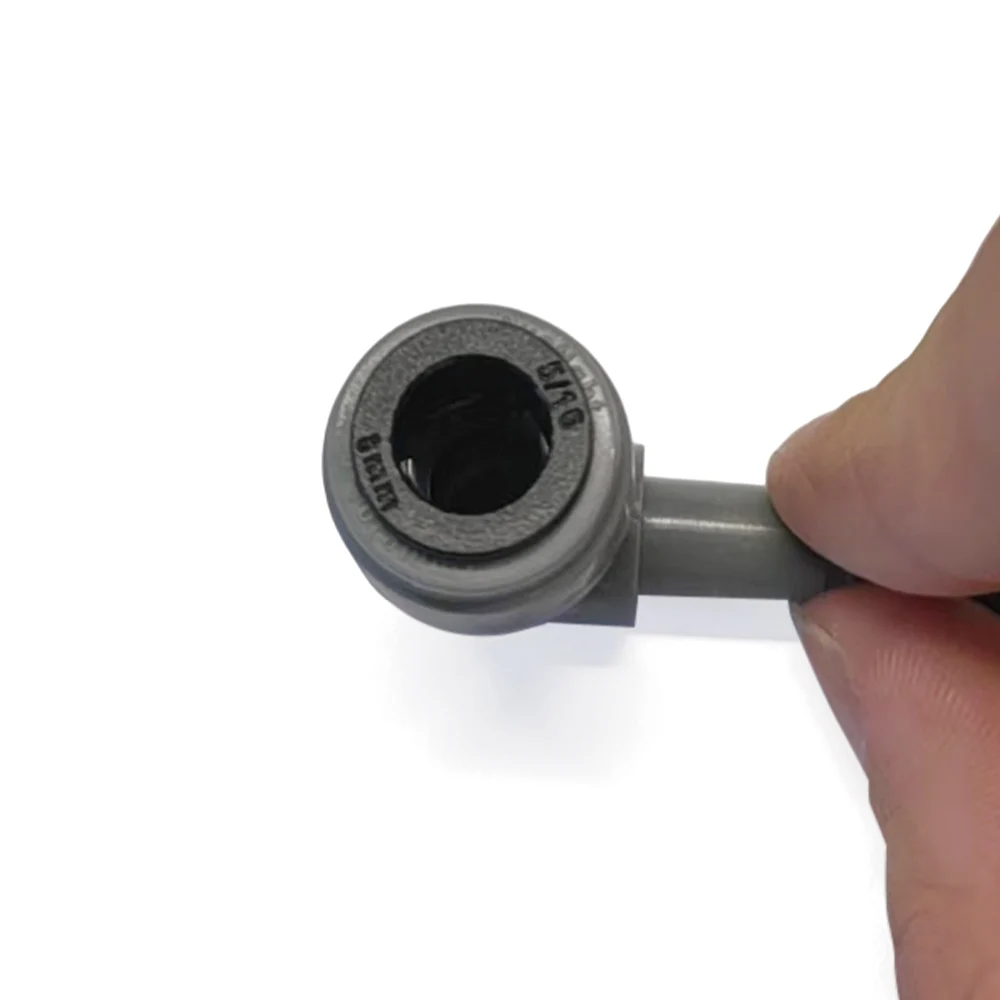 Water Pipe Fitting KegLand Duotight 8mm Male to Female Elbow Plastic Quick Connect