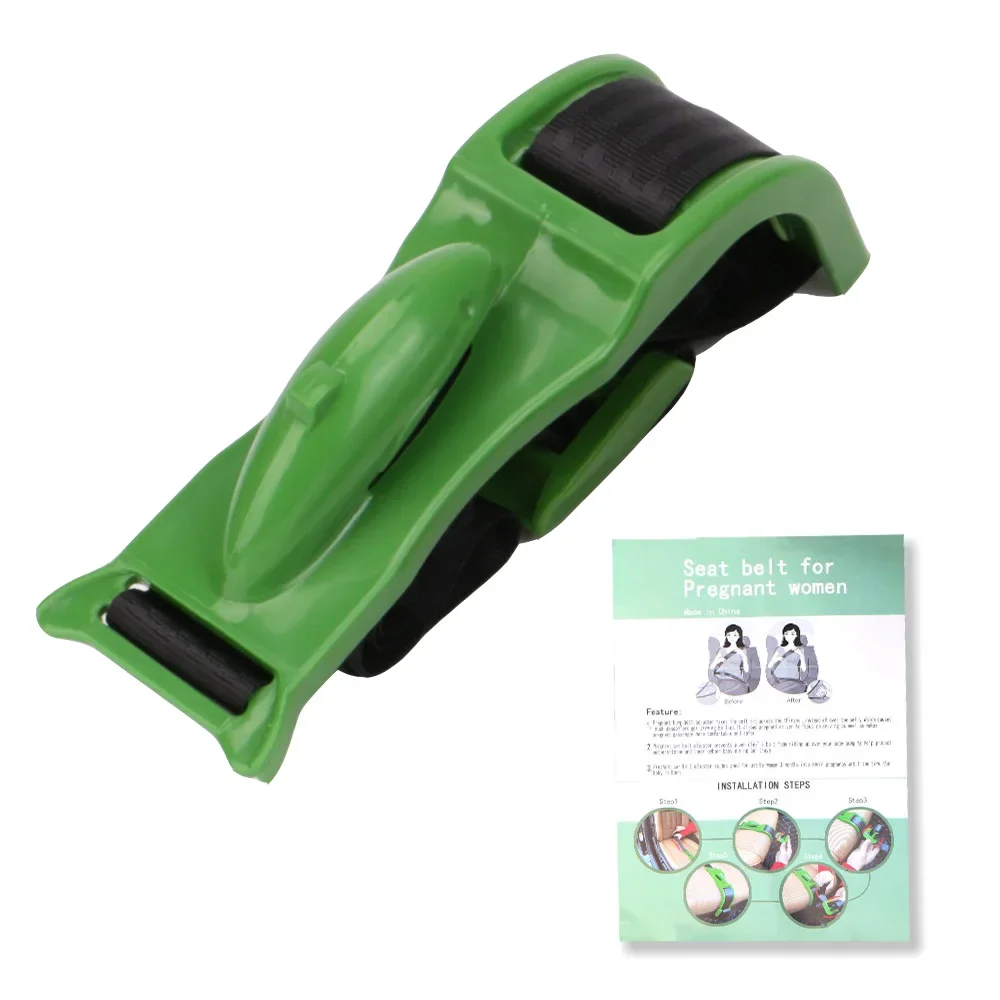 Protect Unborn Baby Pregnant Woman Driving Safe Belt Pregnant Car Seat Belt Adjuster Comfort Safety for Maternity Moms Belly