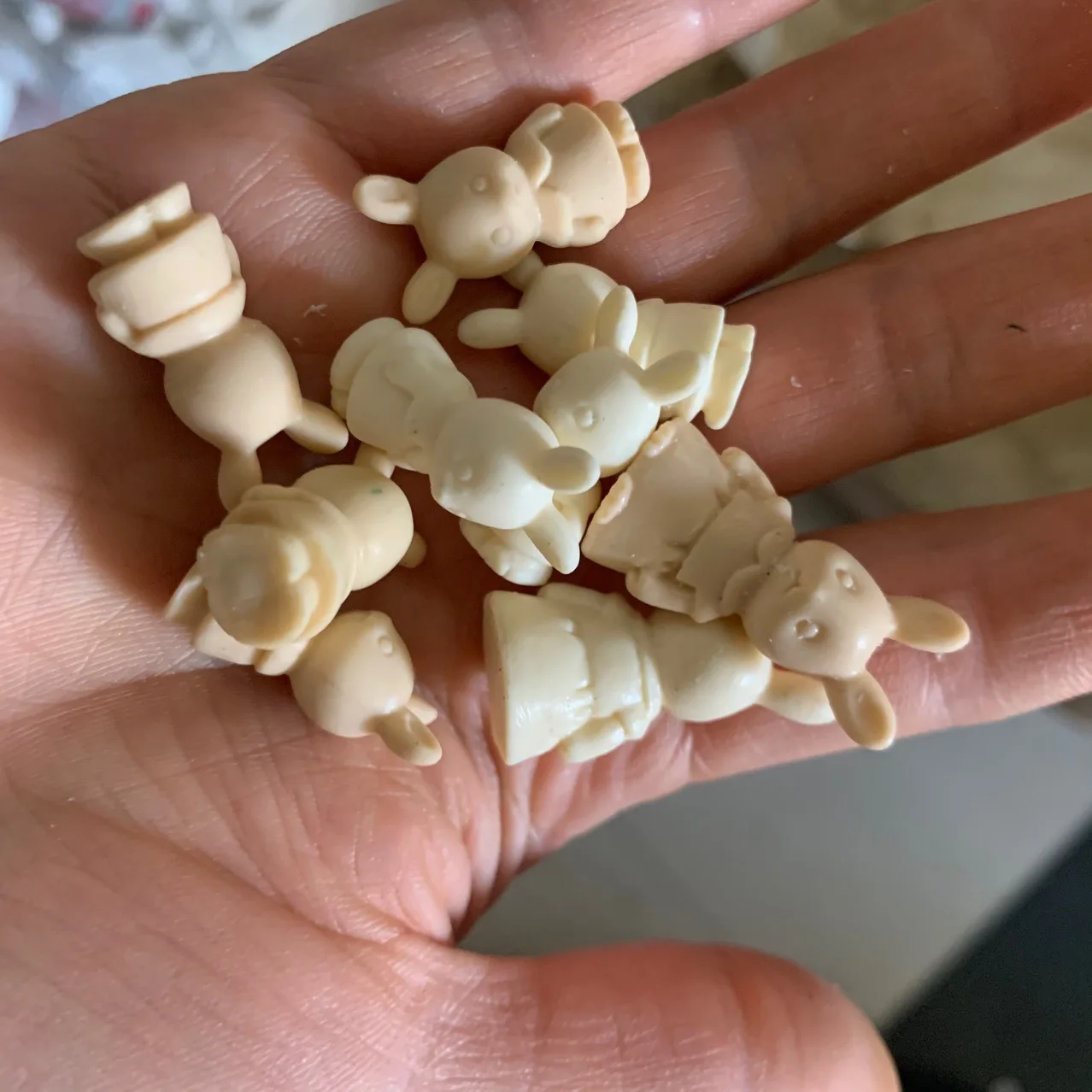

50pcs/lot Little Cute Bunny Kids Toys Birthday Gift Home Decor Dolls