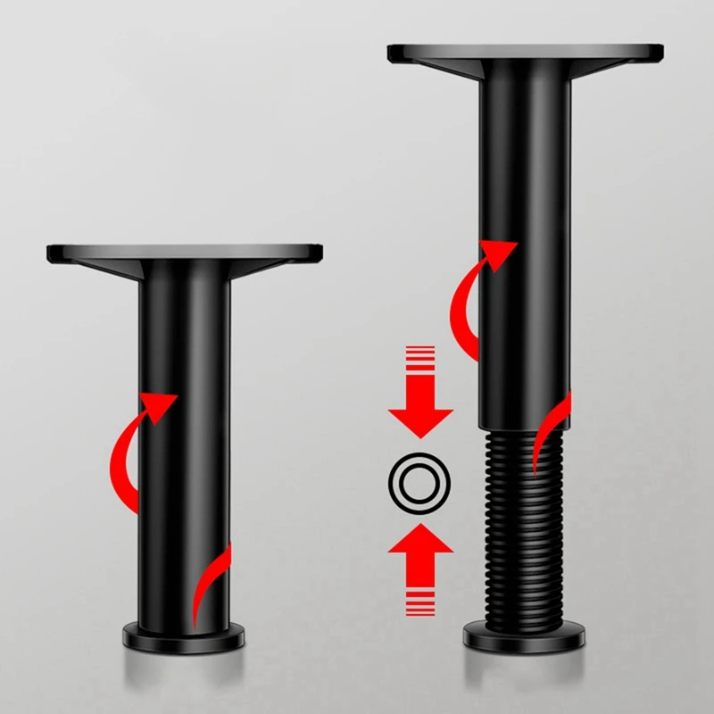AB08-Telescopic Adjustable Bed Support Foot Reinforced Furniture Leg Sofa Leg Bed Bottom Load Bearing Bracket