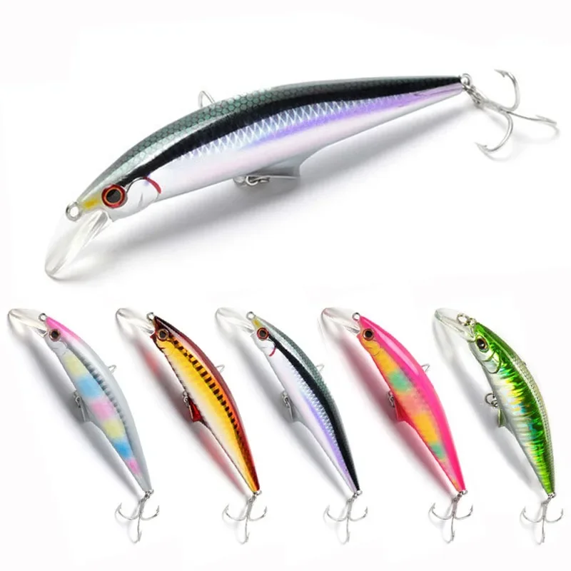 

Artificial Hard Bait for Fishing, Minnow Fishing Lure, Trolling Wobblers, Pike Crankbait, Carp Tackle, 120mm, 45g, 1Pc