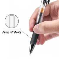 1/5/10Pcs 0.5mm Black Ink Retractable Pen Pens for Writing Gel Aesthetic Stationery Kawaii Supplies Cute Lot Office Accessories 2