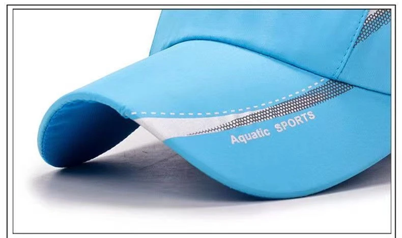 Schnell trocknende Baseballkappen, modische Hüte mit Segelboot-Aufdruck, für Outdoor-Angeln, Wandern, atmungsaktiv, zum Laufen, Sonnenschutz – Detail 13