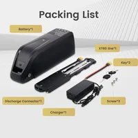 Batterie de vélo électrique 48V 20Ah 15Ah 10Ah Hailong Lithium-Ion pour moteur Bafang BBS02 BBS03 BBSHD 250W 1000W 1800W pleine capacité 5