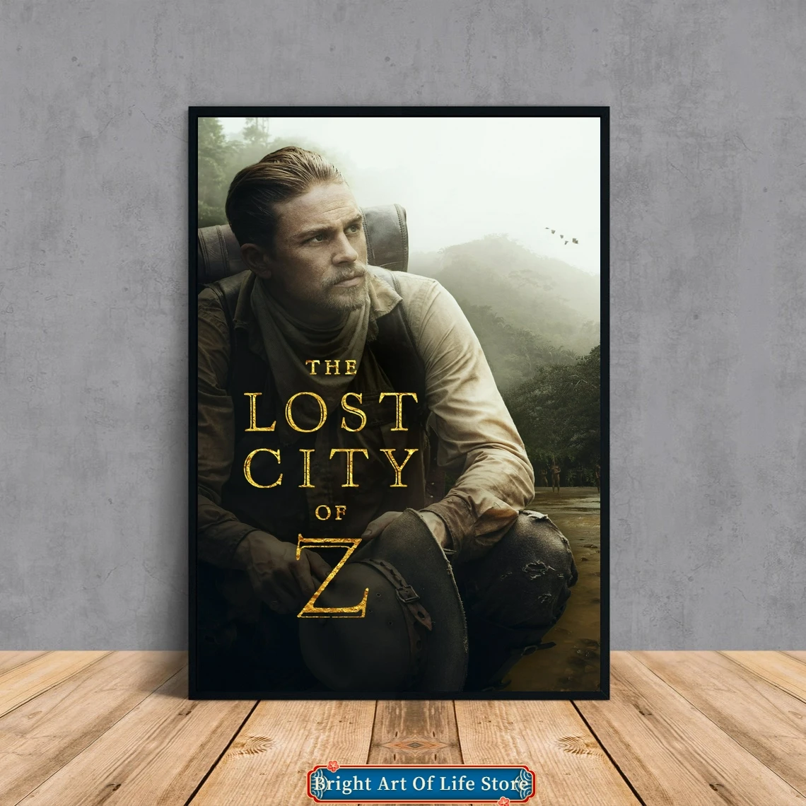 

The Lost City of Z (2017) Classic Movie Poster Cover Photo Canvas Print Apartment Home Decor Wall Painting (Unframed)