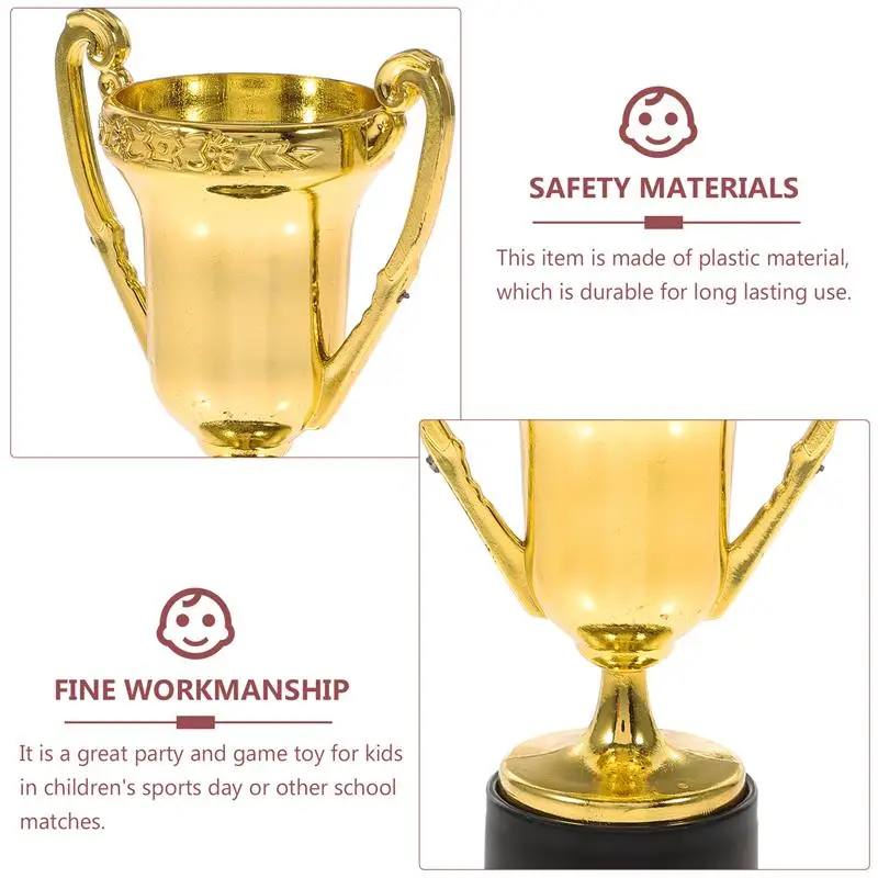 10PCS Mini Plastic Trophies For Party Children Early Learning Children&rsquo;s Childrens Truck Infant Kids Gifts Prizes
