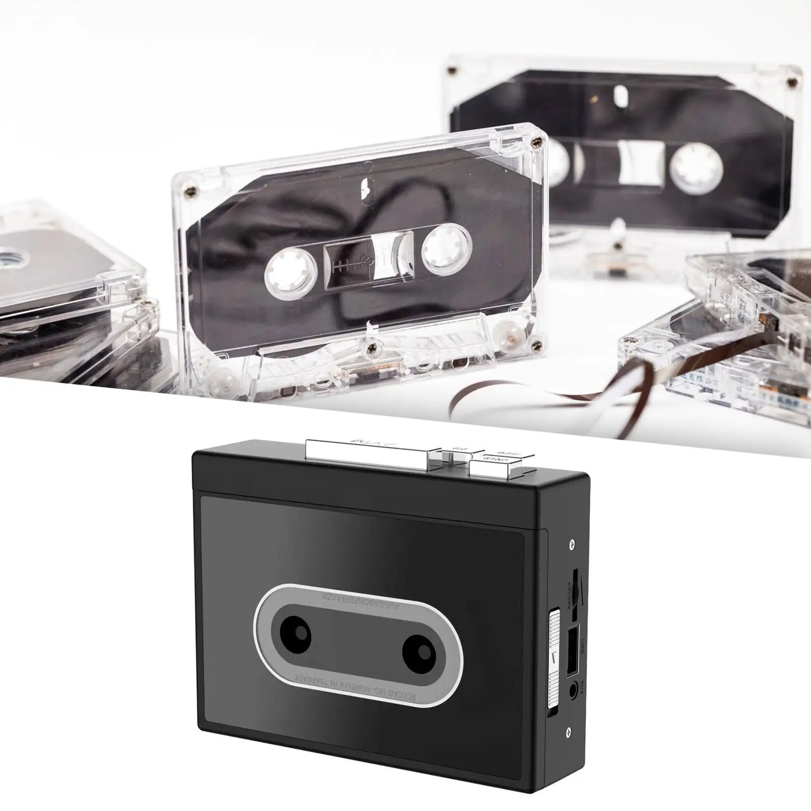 Cassette Player USB2.0 Manual Record Fat32 DC 5V Durable Walkman Tape Player cassette player music digitizer player