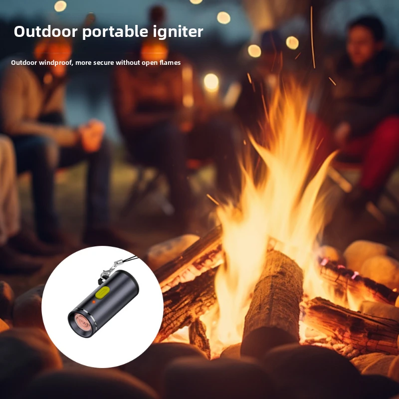 Sleek Portable Electric Lighter for Travel and Outdoor Use