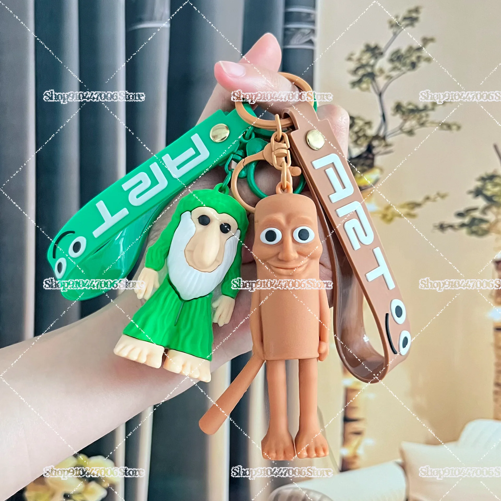 イタリア Brainrot 動物フィギュアキーホルダータンタンタンサフール