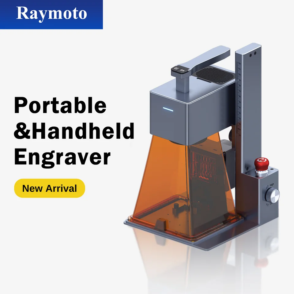 Raymoto R1 10W/R1 PRO 20W ポータブルレーザー彫刻機 コンパクト DIY