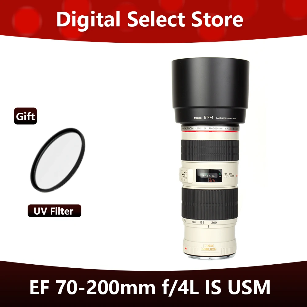 Canon Ef 70-200Mm F/4L È Obiettivo Usm