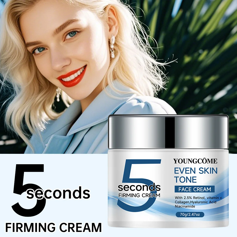 5 Seconds Retinol Anti-Wrinkle Cream Instant Anti Aging Line Fade Cream Firming Face Fine Skin Moisturizing Care Lifting Cream