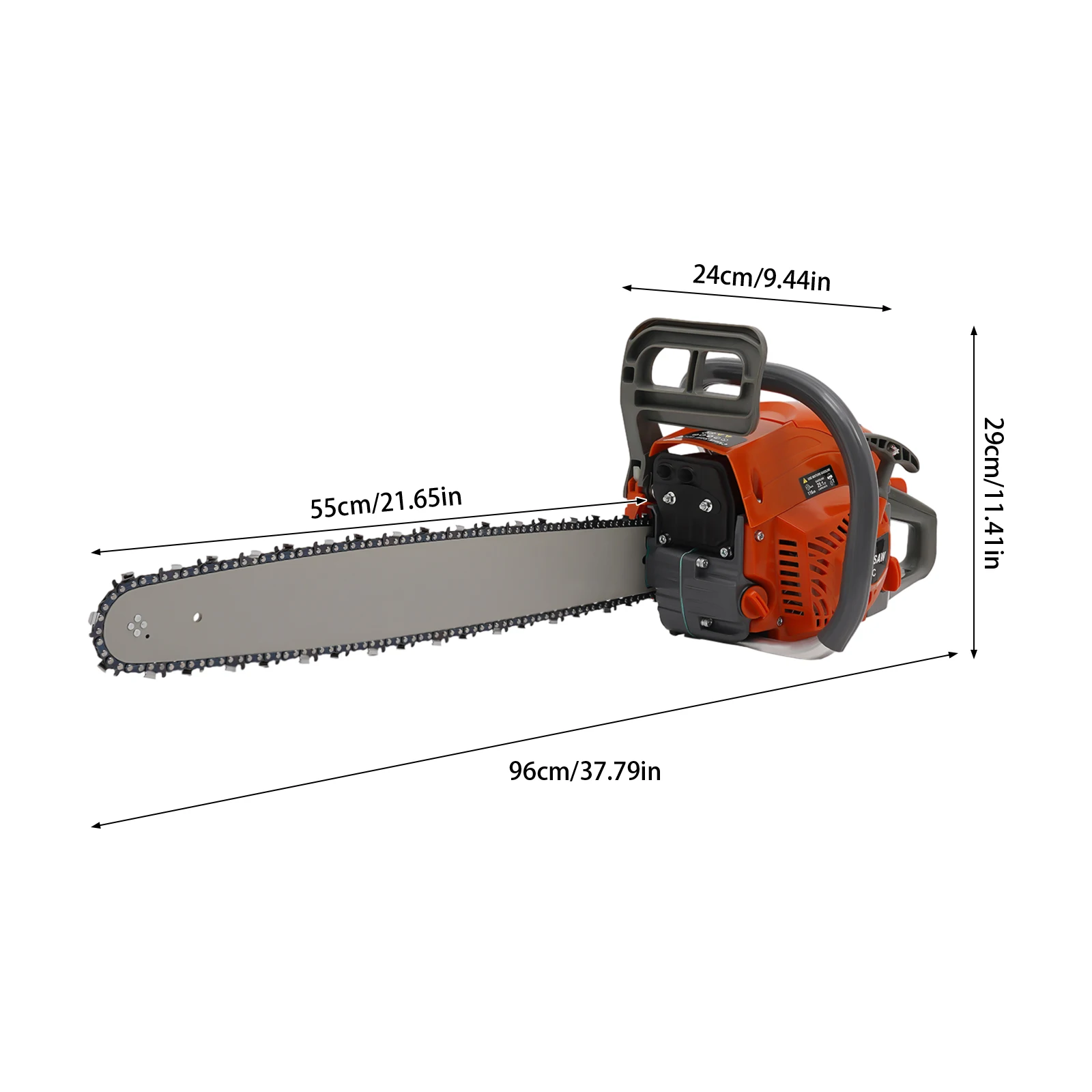 22 Inch Handheld Cordless 60cc Gasoline Saw