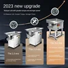 XL Commercial Meat Grinder High-Power Reduction Motor Stainless Steel 32 Type Large Capacity 2