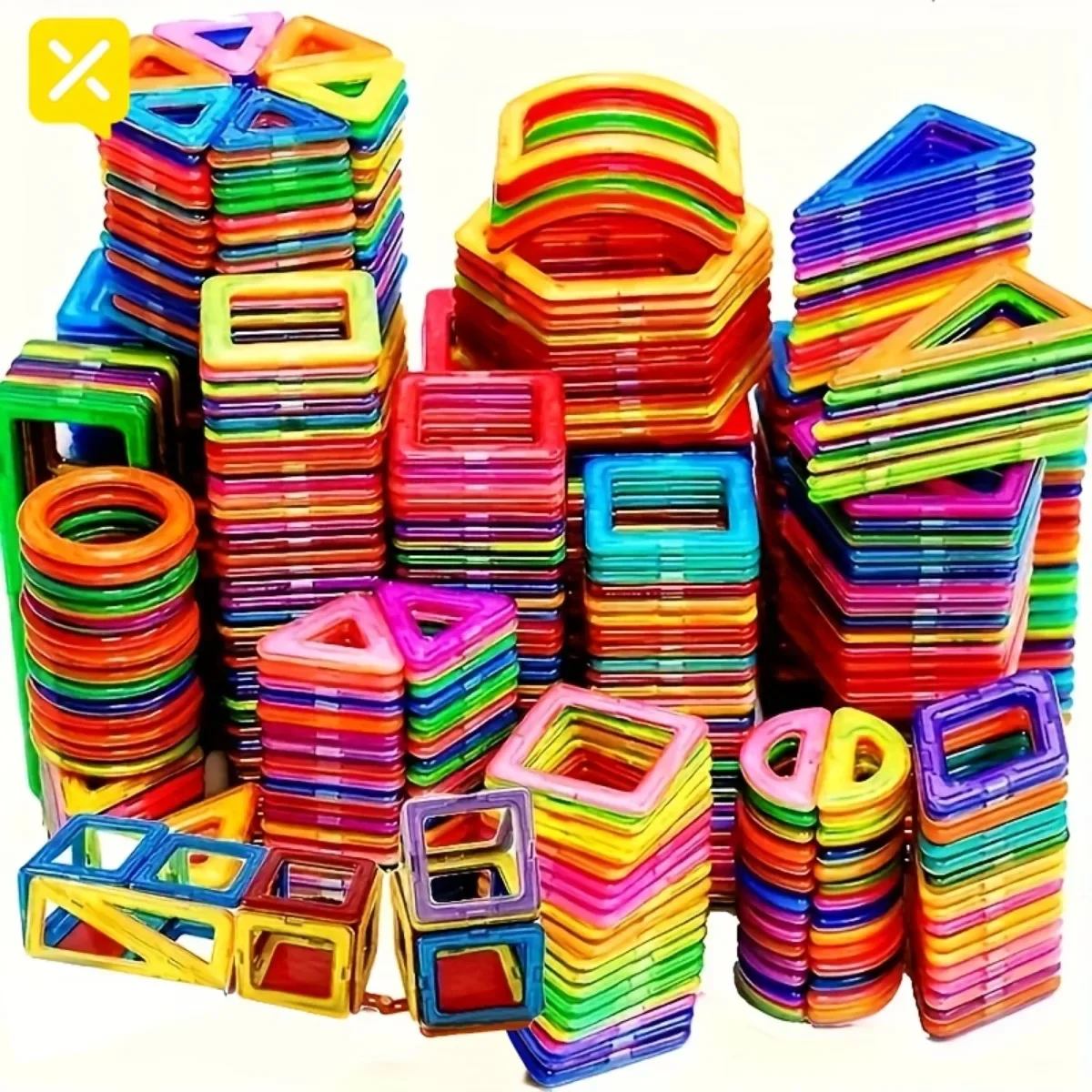 Magnetic Building Blocks 3D STEM Educational Constructor Set Toys Learning Birthday Gifts