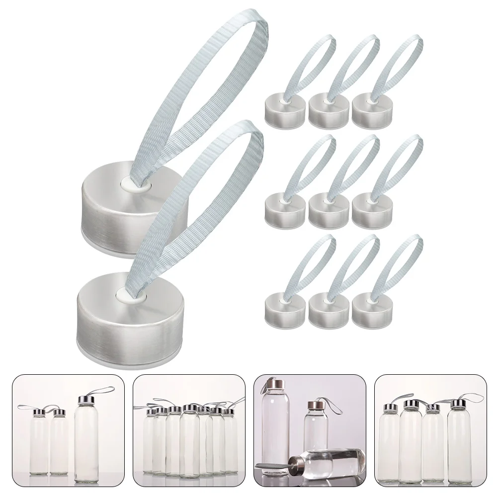 

20 Pcs Stainless Steel Water Bottles Replacement Caps Spouts for Seal Drink Covers Sports Convenient Lids