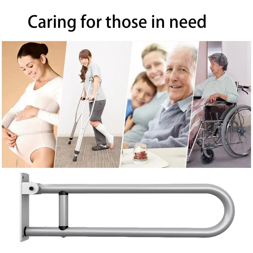 Description Picture 5 of itemElderly Safety Shower Helping Handle Waterproof  Anti Slip Rack Bathroom Wall Mount Handrails Toilet Bathtubs Handicap Grab Bars