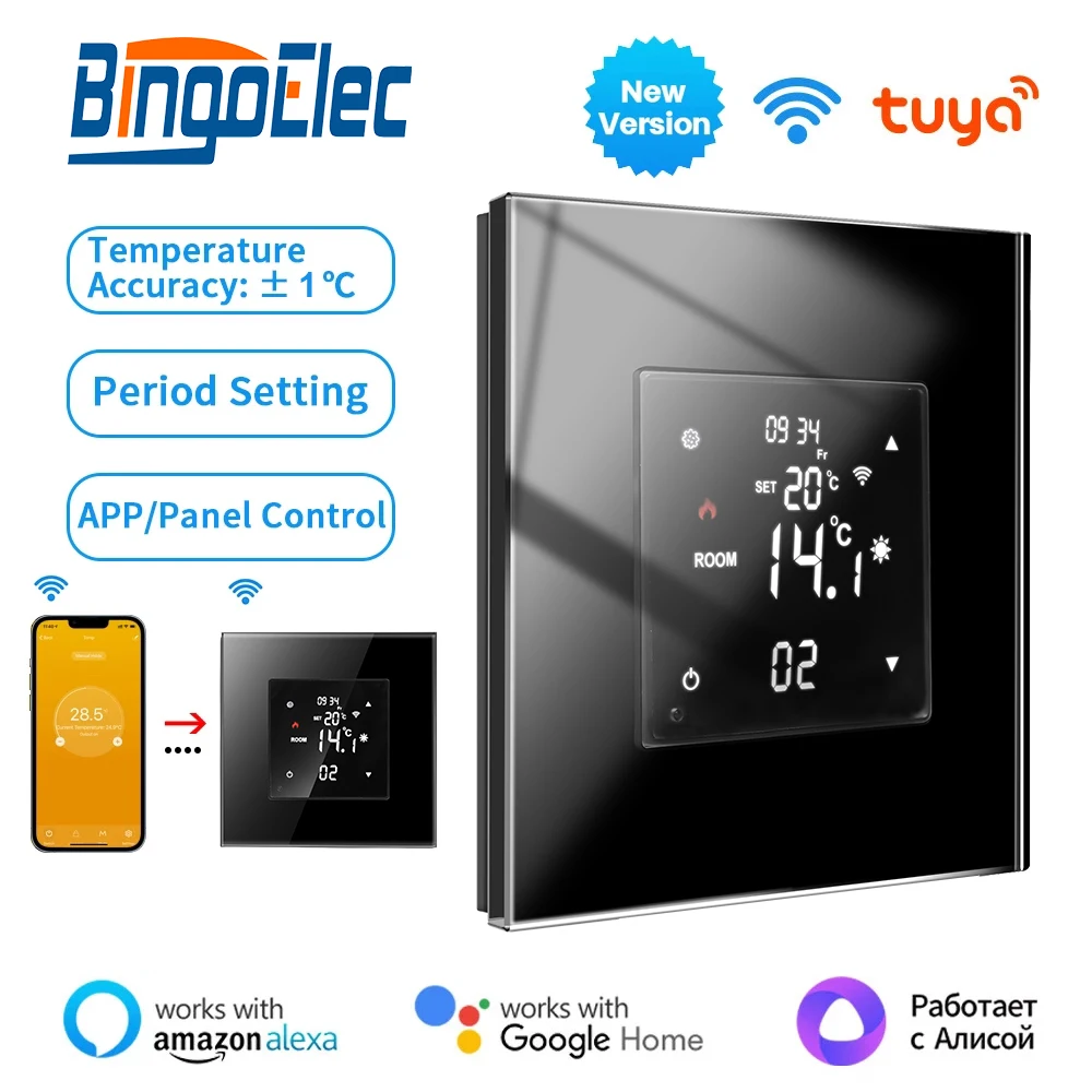 WiFi Smart Thermostat Water Gas Boiler Temperature Control Water