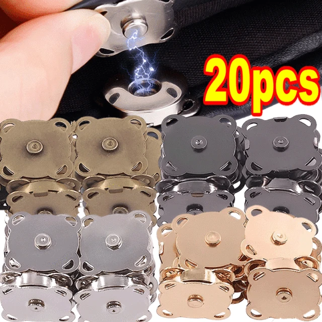 Magnetic Snaps, Magnetic Fastener, Closure, Magnetic Purse Clasp for Purses,  Handbags, Suitcases, Carrying Bags, School Bags