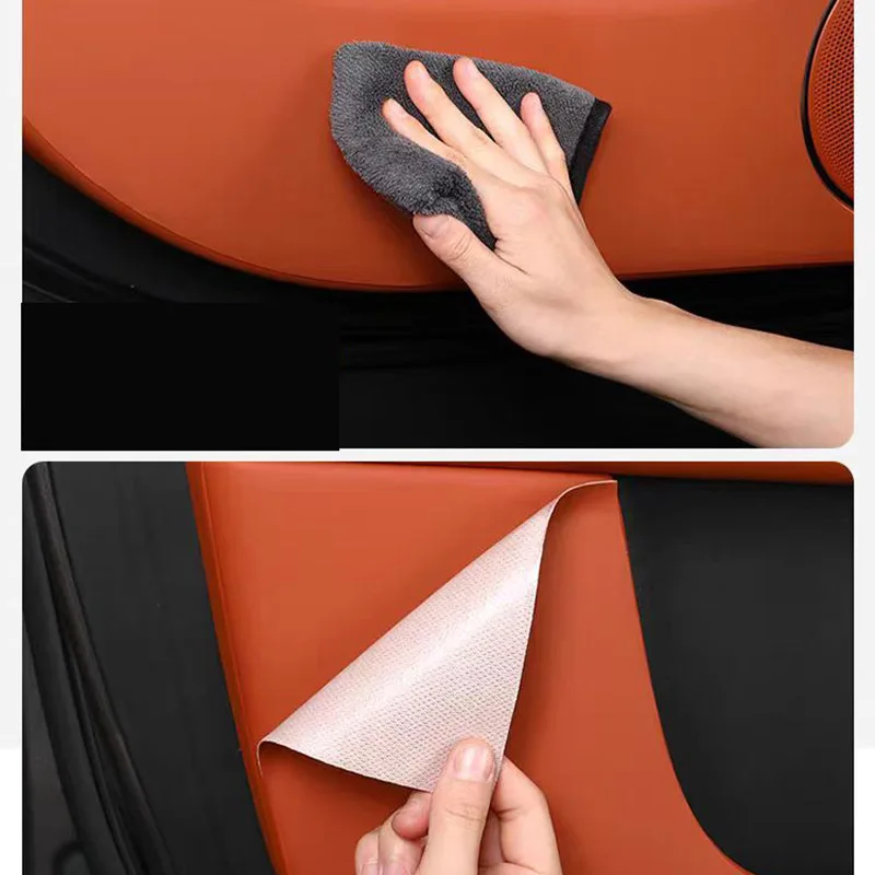Li Lixiang L7 L8 L9 Car Leather Door Anti Kick Pad Protection Side Edge Film Protector Stickers Auto Accessories