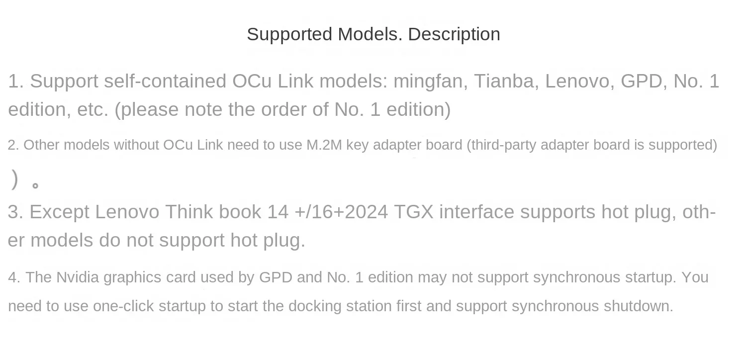 ˷̴ ̽ OCuP4v2 OCuLink PCI-E 4.0 X4  ī GPU ũ Oculink / M.2 NVMe ݼ  ATX SFX  ׷ ī ڽ