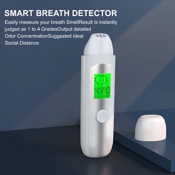 Oral Odor Tester, Portable Oral Health Monitor, Halitosis Tester with Built-in Battery, Charging Function 2