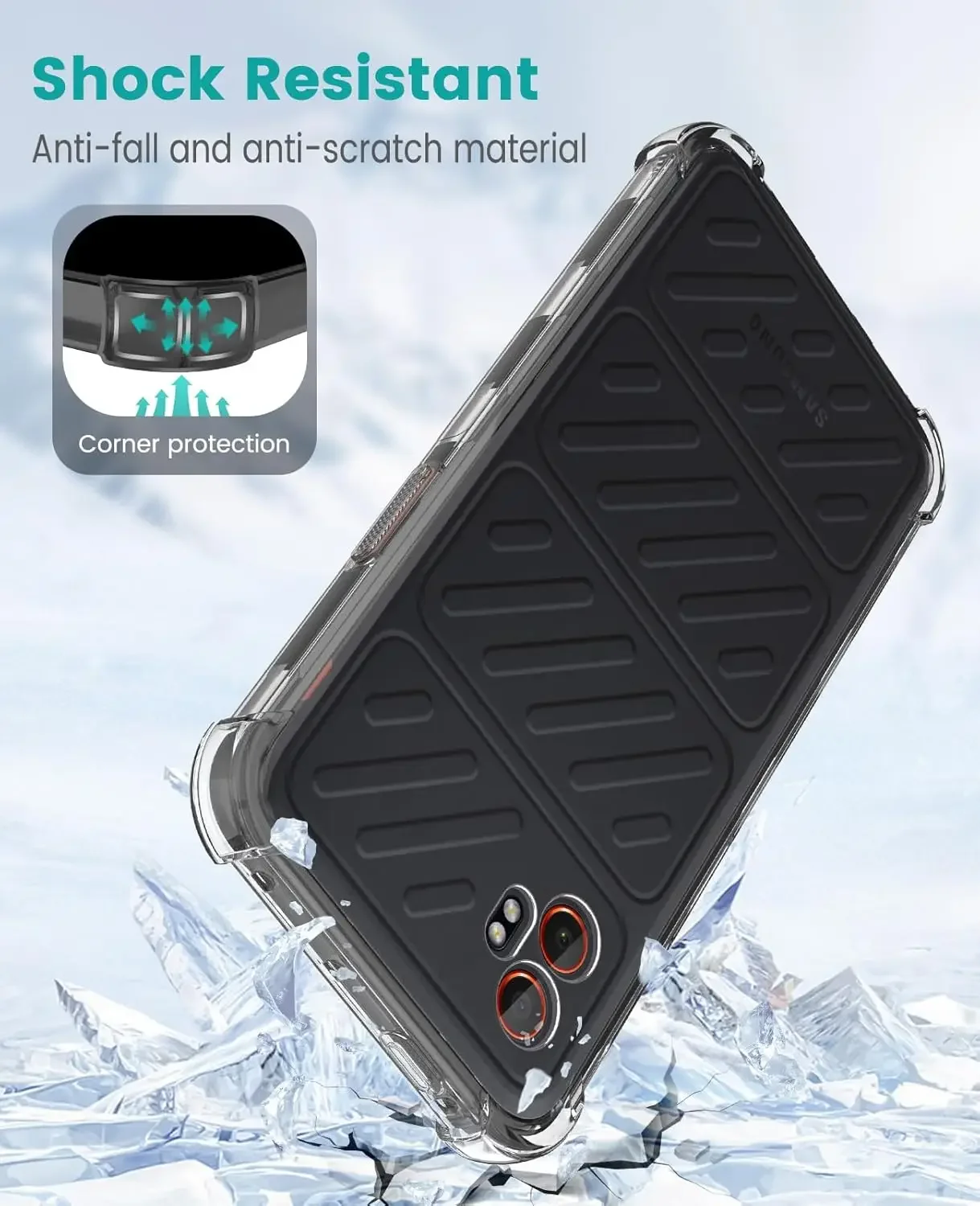 Shockproof Full Protection TPU Airbag Back Phone Case Cover