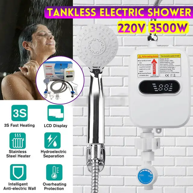 3500W Electric Thankless Mini Instant Hot Water Heater Bathroom Faucet Tap  Heating 3 Seconds Instant Heating - AliExpress
